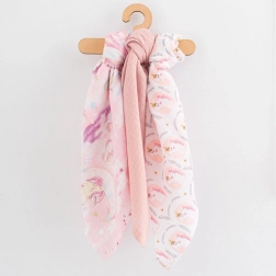 bomuldsbleer med print 70×80 cm, 3 stk., til piger