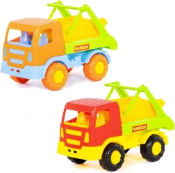 Legetøj kommunalt køretøj med container Salute