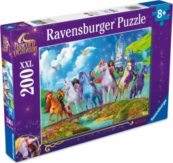 puslespil XXL 200 brikker RAVENSBURGER – UNICORN ACADEMY (Enhjørningeakademiet)
