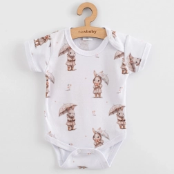 babybody med korte ærmer New Baby For Babies bunny