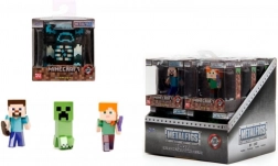 Minecraft metal-samlerfigur 6,5 cm – Steve, Alex, Creeper eller Warden