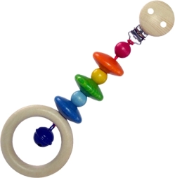 Hess klips til barnevogn, farverig