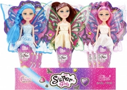 Fe-dukke med glitrende vinger