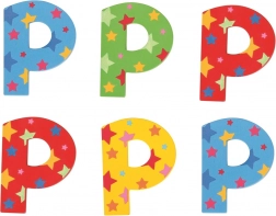 Stjerneformet træbogstav