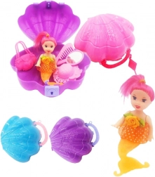 Havfrue i kuffert med tilbehør