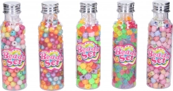 Farverige perler i flaske