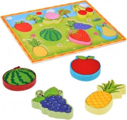 Træpuslespil Frugt