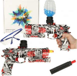 Vandgelkuglepistol med USB-opladning og beskyttelsesbriller