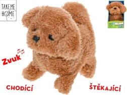Interaktiv plyshund Take Me Home 15,5 cm