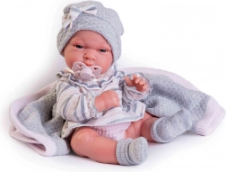Realistisk babydukke med fuld vinylkrop 33 cm ANTONIO JUAN