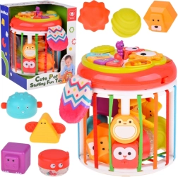 Interaktiv uddannelsesugle 2-i-1 – musiklegetøj og sorteringsboks til babyer