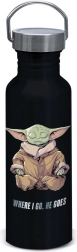 Aluminiumsflaske med Grogu-motiv fra The Mandalorian