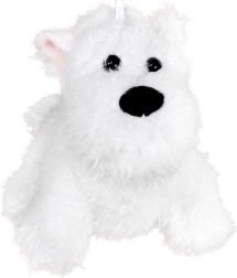 Optrækslegetøj hund 10,5 cm