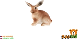 Figur af en hareunge fra Zooted, 6 cm