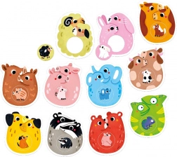 Første puslespil - Familier