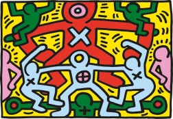Puslespil 1000 brikker keith haring 3 – CLEMENTONI novo art series