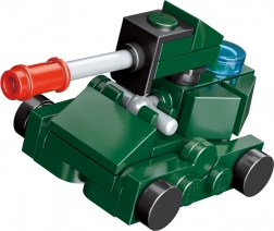 QMAN mini-byggesæt 3-i-1 kampvogn