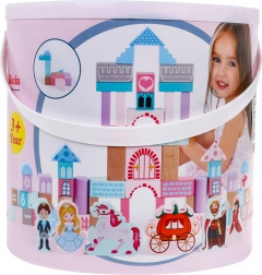 Træbyggesæt til piger Prinsesse på slottet med formsorterer