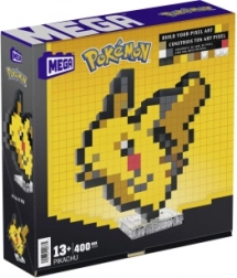 MEGA Pokémon Pikachu pixel art – byggesæt til 3D-figur