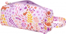 Penalhus med blomsterhave