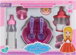 Sæt med tilbehør til dukke