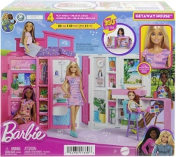 Barbie hyggeligt sammenklappeligt hus med dukke