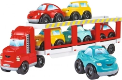 Abrick transporter med 6 småbiler
