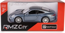 Metalmodel af bil Porsche 911 Carrera S 1:32 med optræksmotor