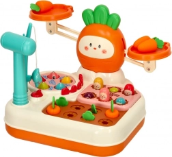 Sensorisk multifunktionelt legetøj 4-i-1 til børn