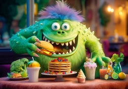 Cherry Pazzi Puzzle God Appetit 500 brikker