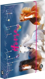 Boks til hæfter A5 med hestemotiv