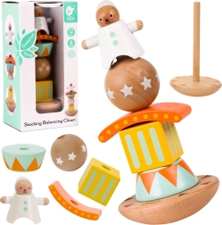 Træpuslespil Klovn Balancer Classic World