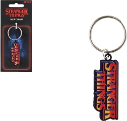 Metalnøglering Stranger Things med WSQK-logo