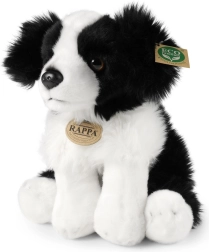 Plysbamse hund border collie siddende 30 cm eco‑friendly