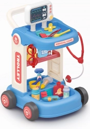 Medicinsk vogn med tilbehør