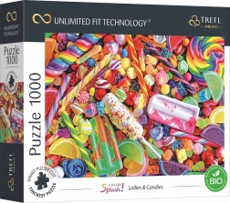 Puzzle TREFL UFT Color Splash: slikkepinde og slik 1000 brikker