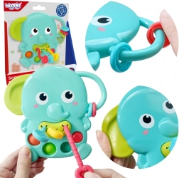 Woopie Baby sensorisk bidering elefant Montessori 4-i-1