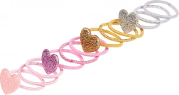 Souza! - farvede hårelastikker med pynt