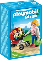 Playmobil City Life tvillingeklapvogn – byggesæt