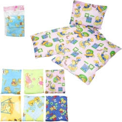 Sæt til dukkeseng eller vugge med bamsemotiv