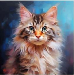 Diamantmosaik - Katteportræt