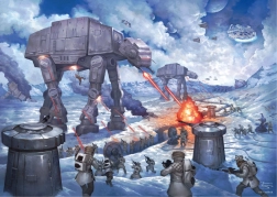 Puslespil Star Wars: Slaget om planeten Hoth 1000 brikker