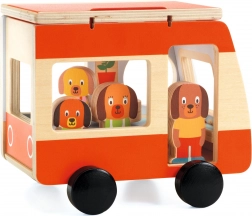 Træ-multivan med bamser fra Djeco