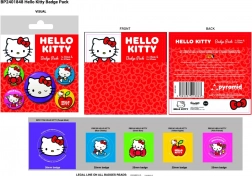 Sæt med Hello Kitty-badges – 5 stk.
