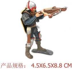 Figur af soldat med armbrøst 9 cm
