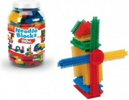 Kreative pindsvineklodser i plastemballage med 110 dele