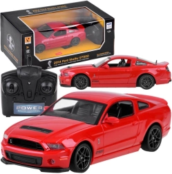 RC bil FORD SHELBY GT500 1:24 rød 2,4 GHz