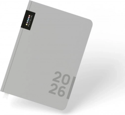 Daglig kalender A5 2026 PASTELINI grå