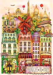 Puzzle TREFL Premium Plus Midnat i Paris 1000 brikker