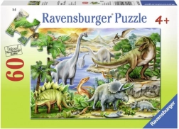 Ravensburger puslespil forhistorisk liv 60 brikker